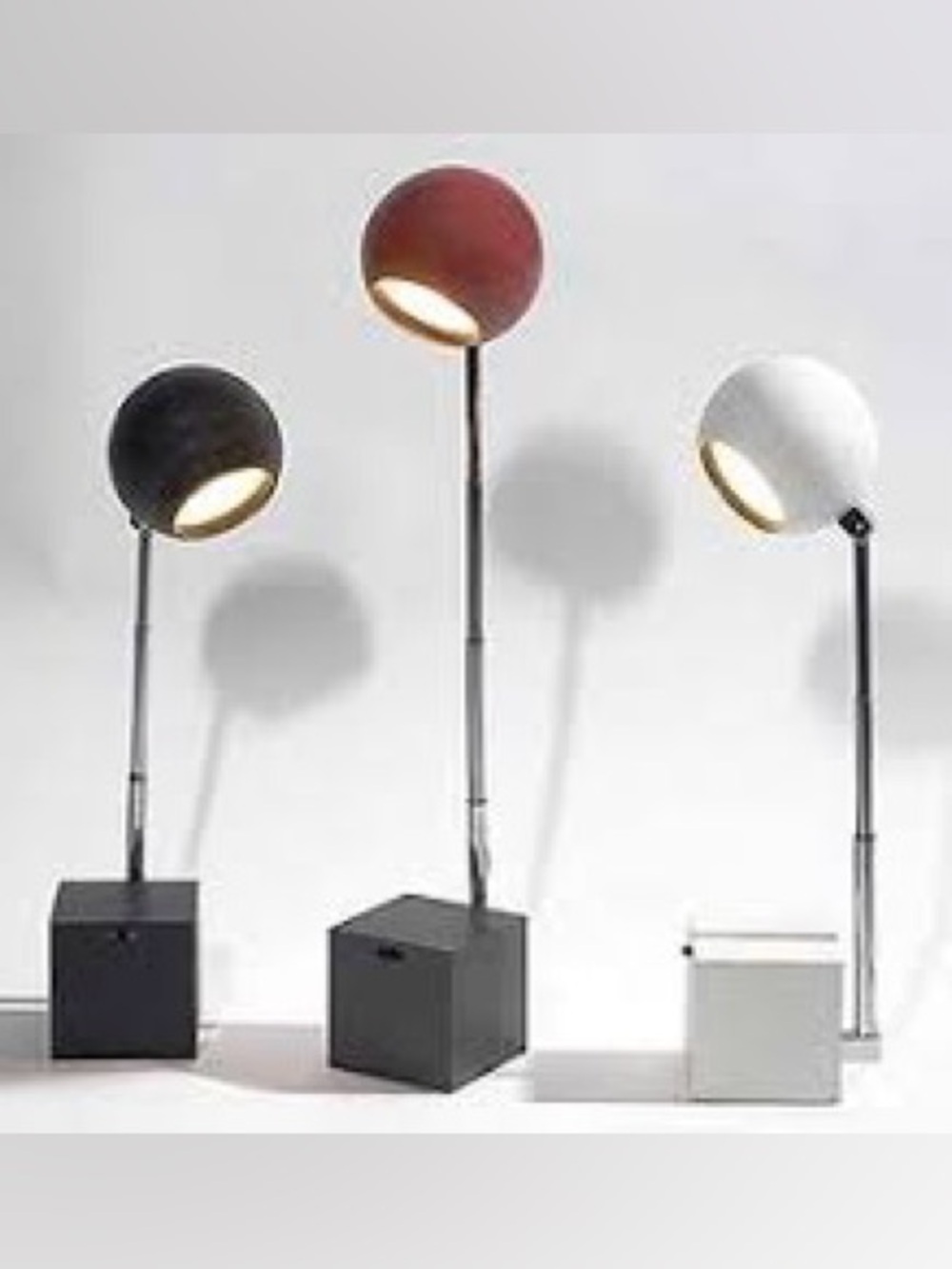 [different colors] Lightolier Lytegem Atomic Desk Lamp